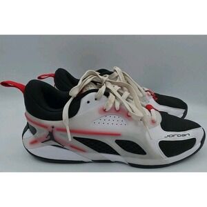 Jordan Heir Series 'Bloodline' White/Fire Red/Black FQ3858 106 Men's Sz 8.5